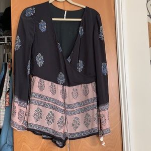 Free People Surplice Romper